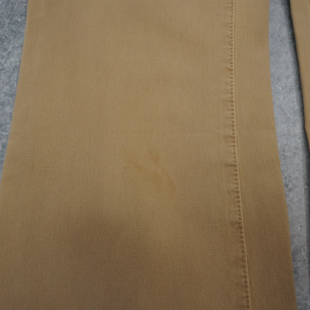 2000s Dolce & Gabbana Tan Flare Jeans