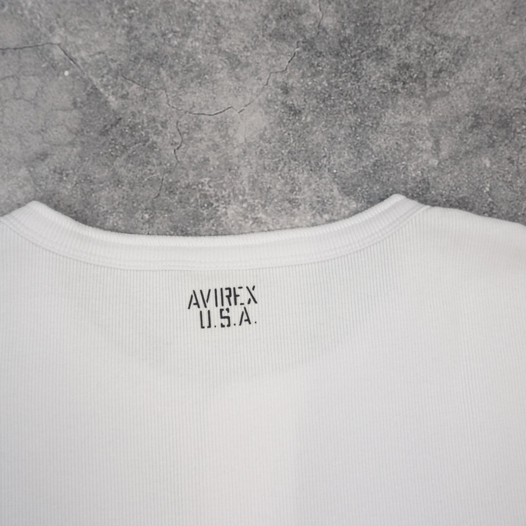 Avirex Daily Wear Henley Long Sleeve Top