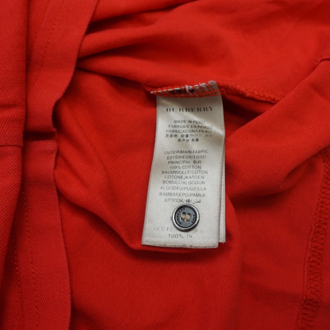 2000s Burberry Brit Fitted Pique Polo