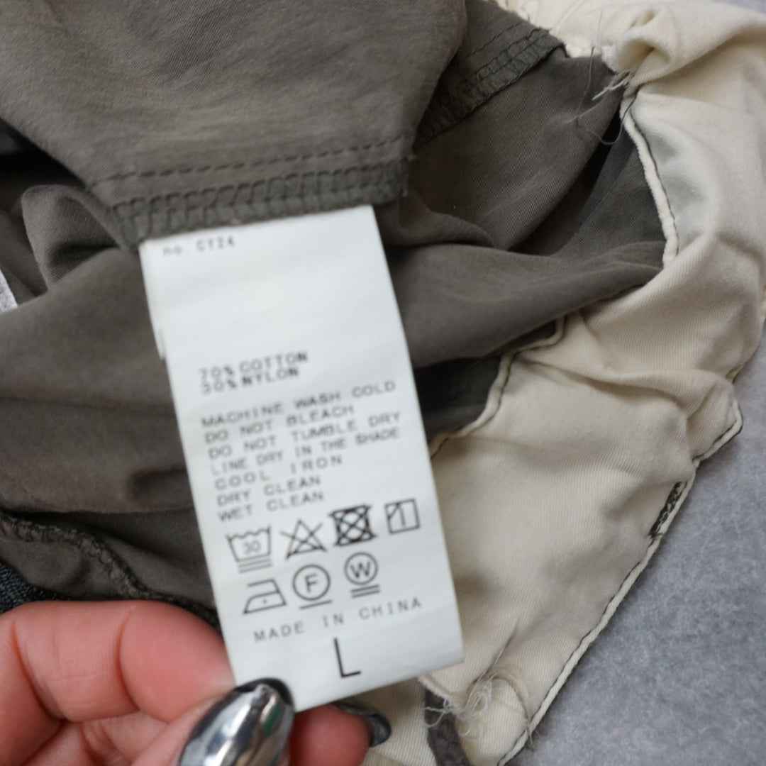 GOA Raw Edge Wide Leg Cargo Pants