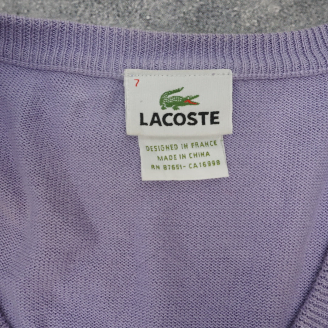 2000s Lacoste V-Neck Sweater