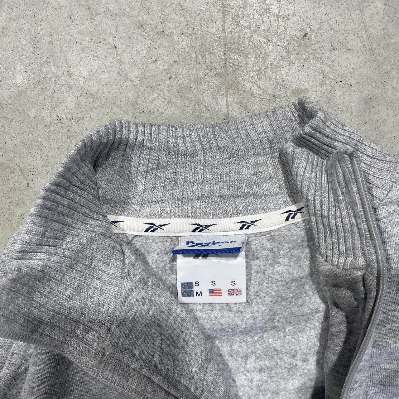 2000s Reebok Oversized Quarter Zip Sweater