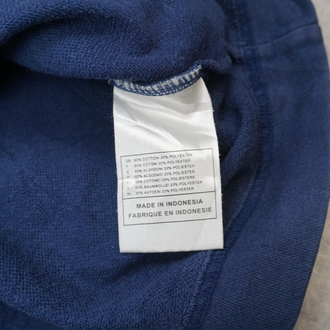 2000s Nike Athletic Striped Quarter Zip Sweater