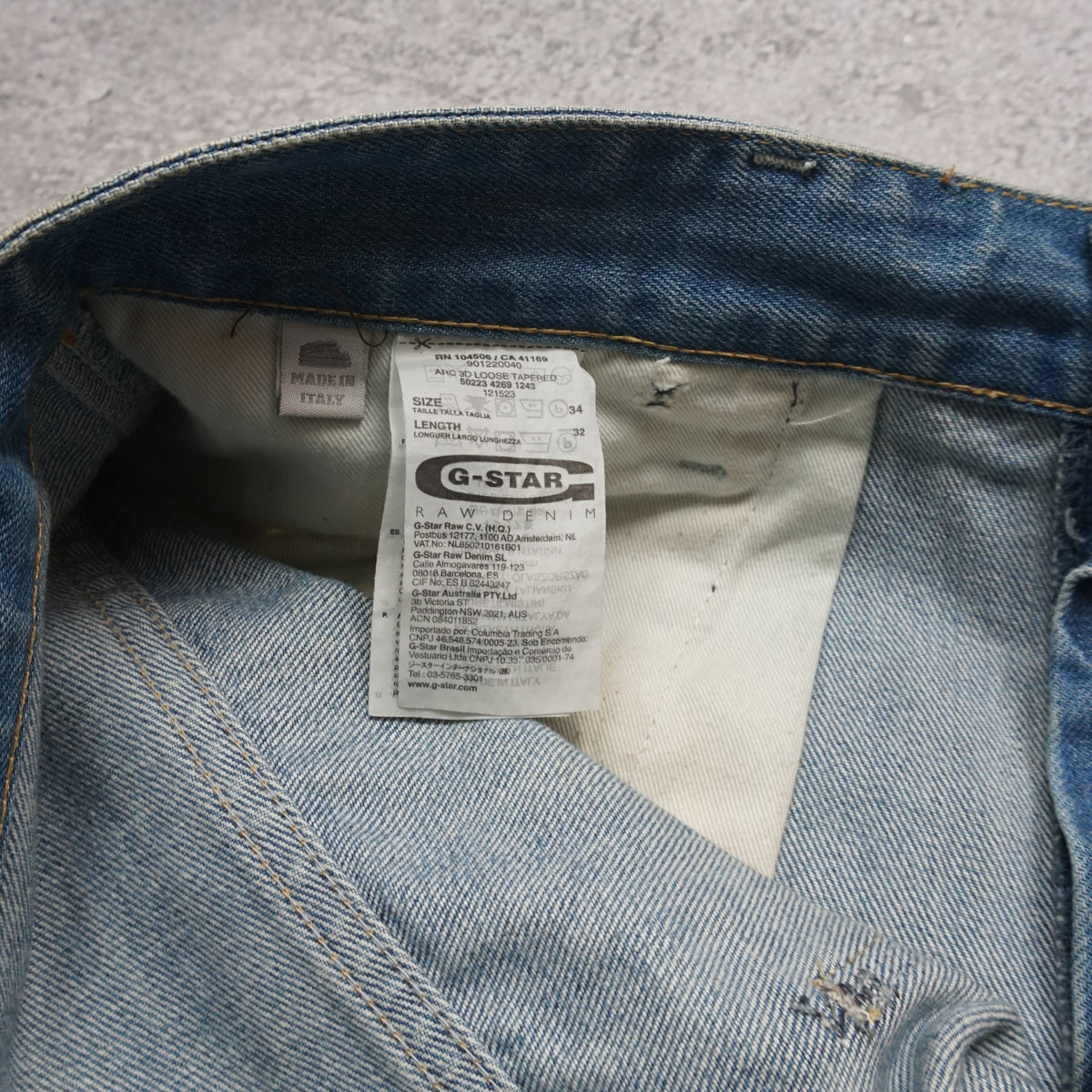 2000s G-Star Raw 3301 Arc Distressed Jeans
