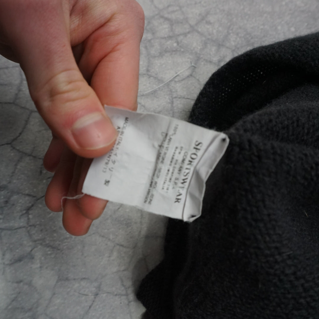 2000s Stone Island 1/4 Zip Wool Knit