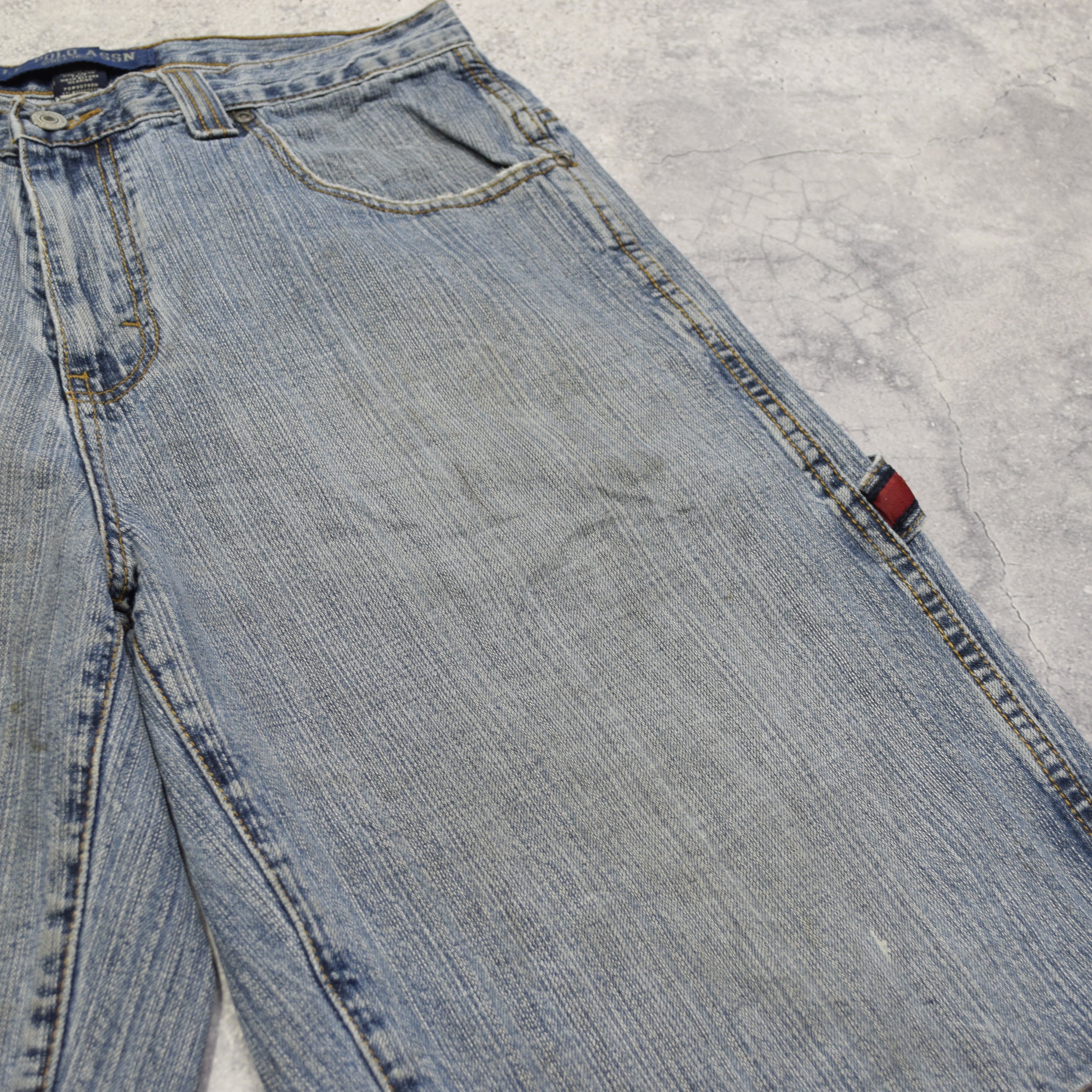 2000s Polo Assn Denim Utility Cargo Shorts