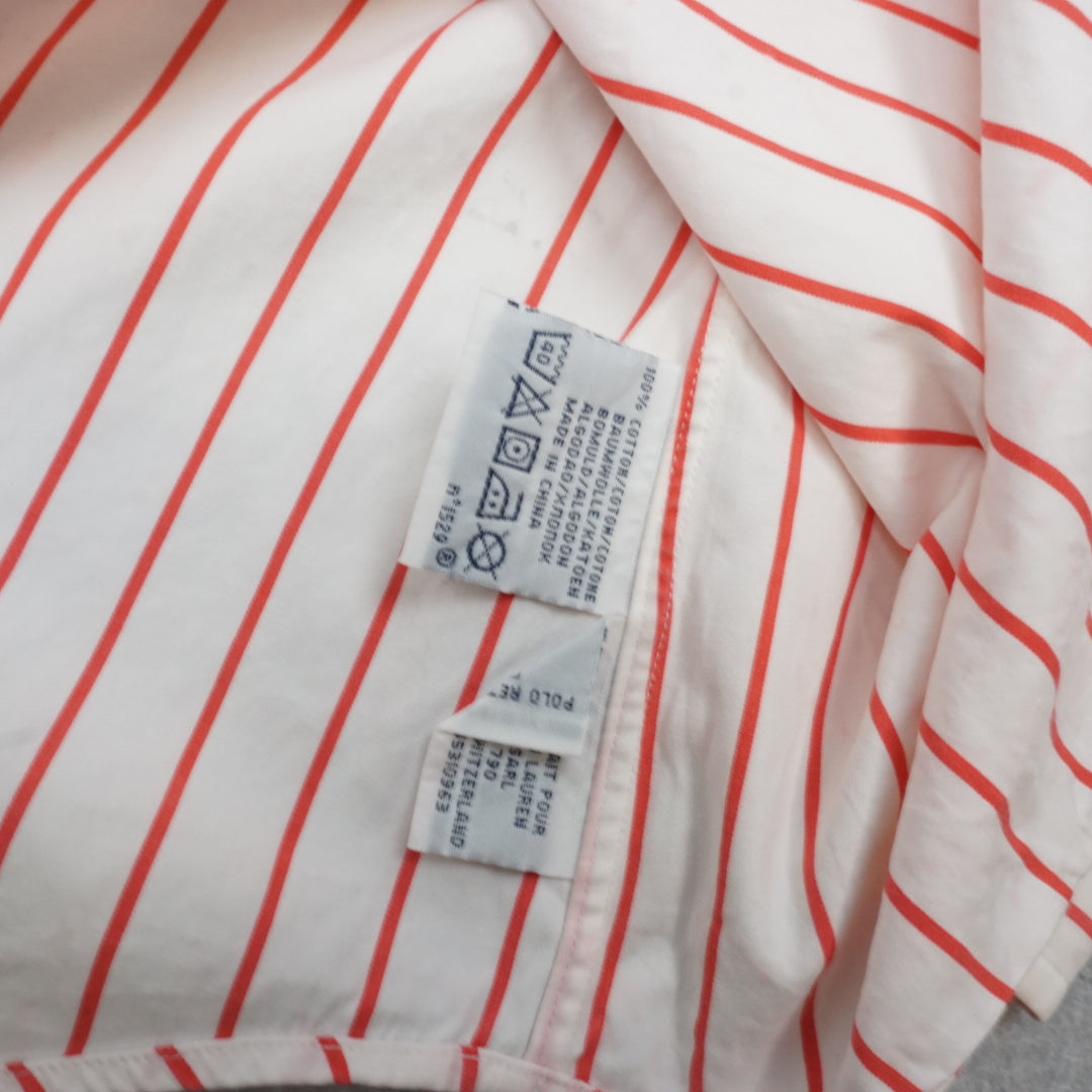 2000s Polo By Ralph Lauren Custom Fit Striped Button Up Shirt