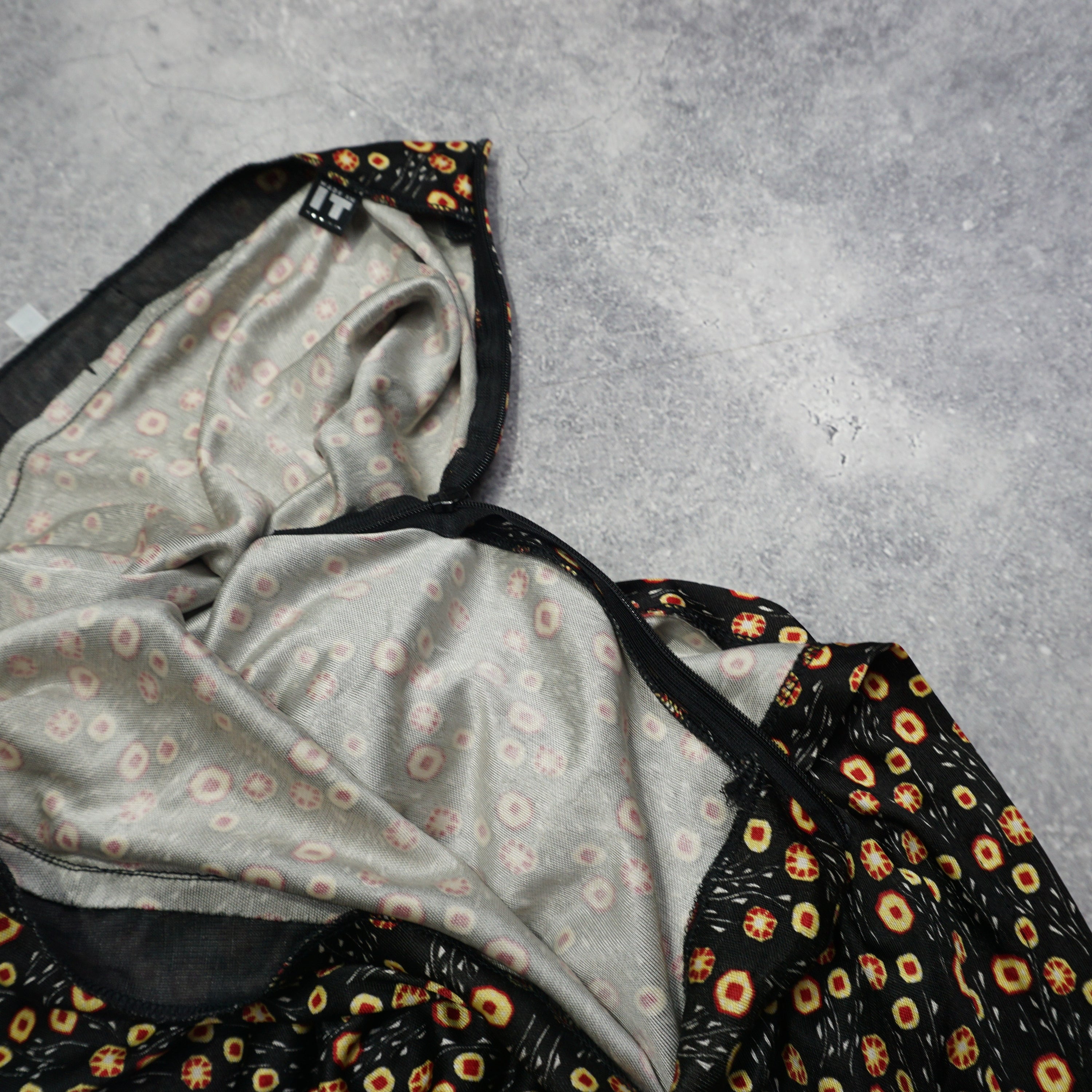 2000s Versace Jeans Couture Floral Print Maxi Skirt
