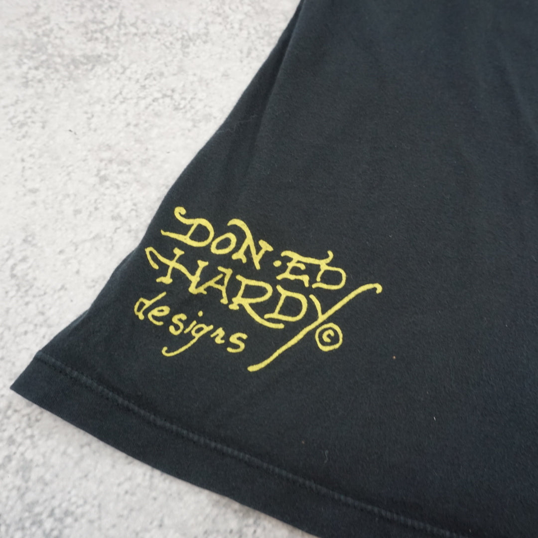 2000s Ed Hardy Skull Graphic T-Shirt