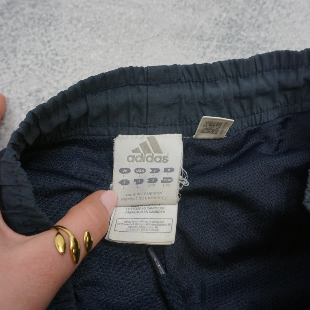 2000s Adidas Embroidered Side Stripes Track Pants