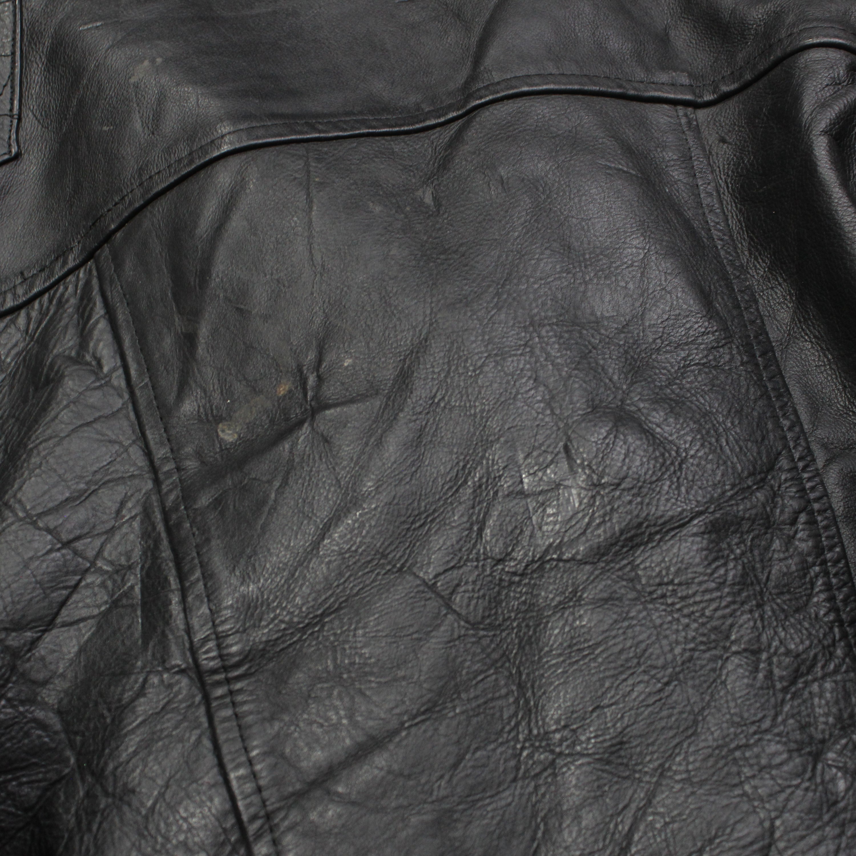 90s BLL Biker Leather Jacket
