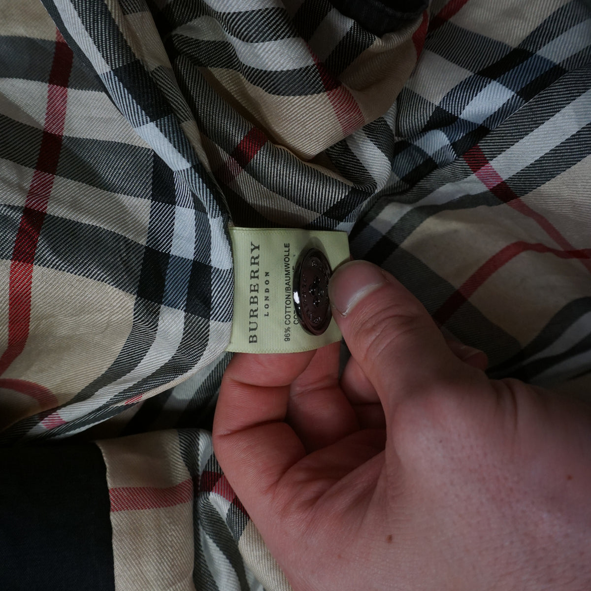 2000s Burberry Double Breasted Trench Coat