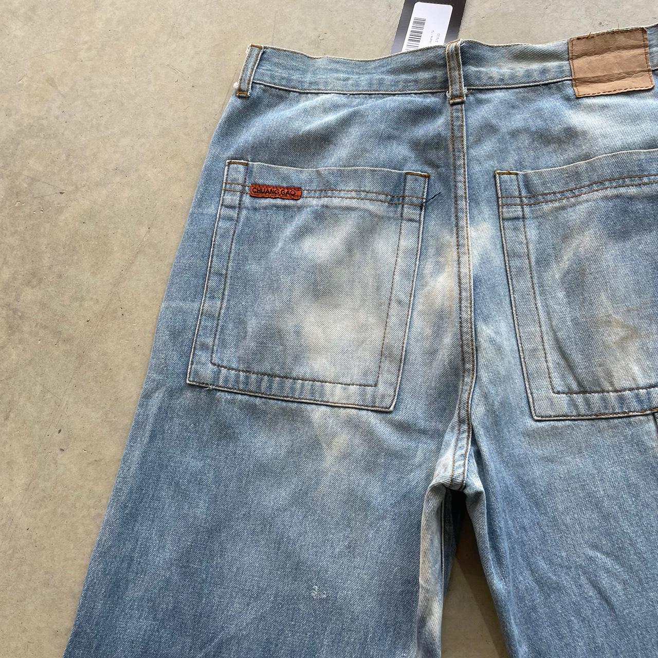2000s Chunwnggao Distressed Jeans Wide Leg