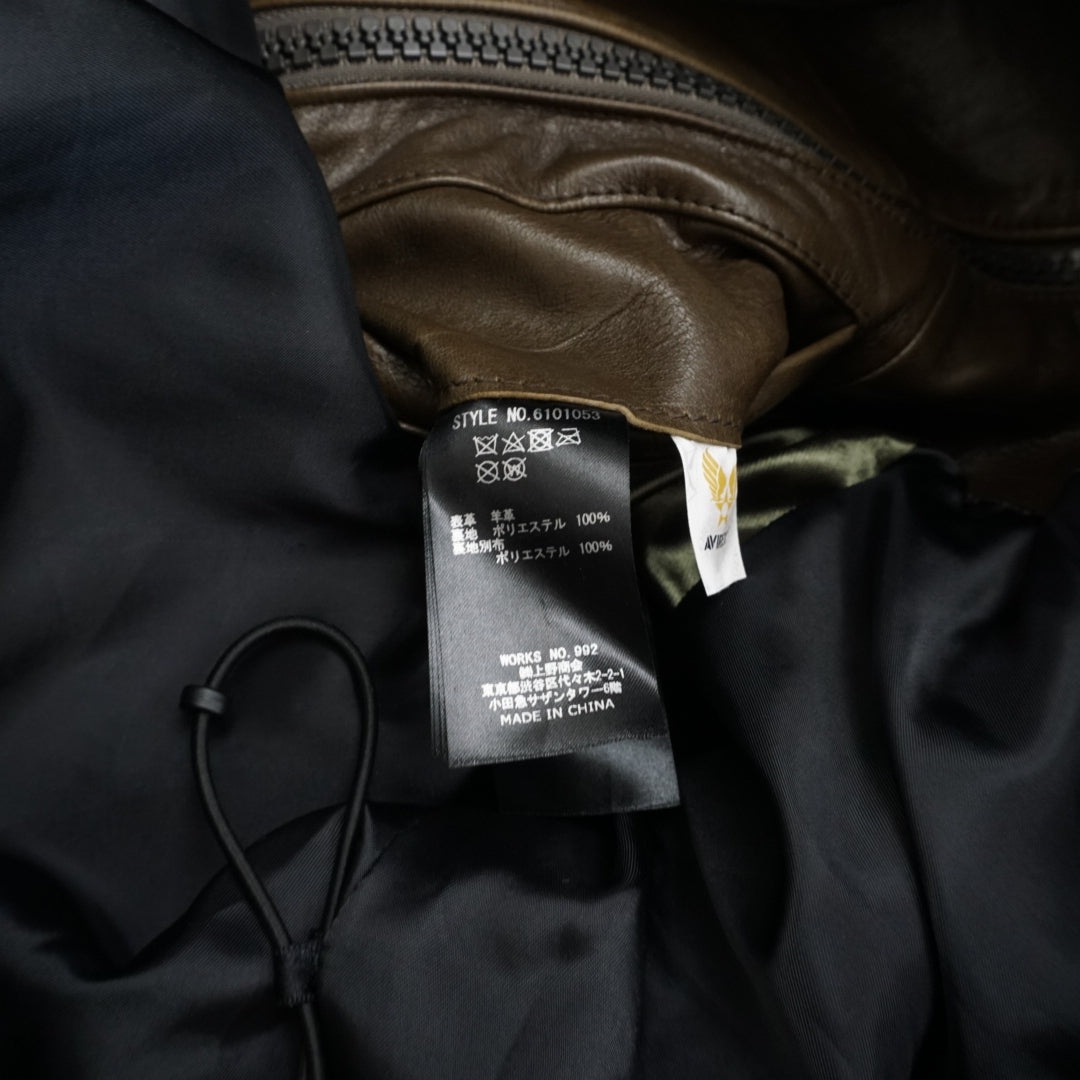 Avirex Utility Leather Jacket