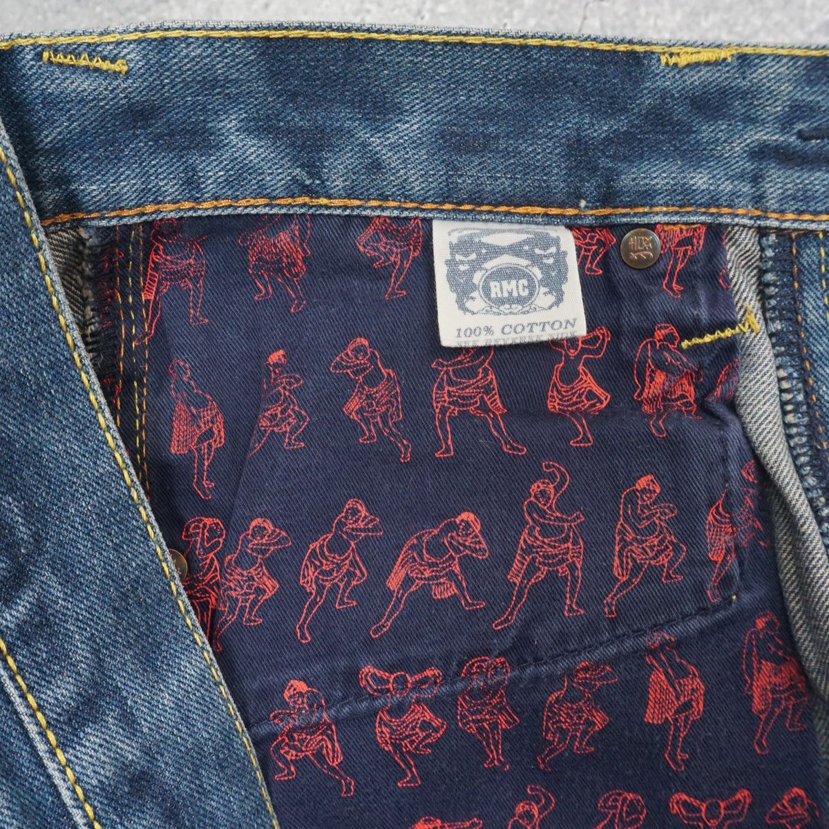 2000s RMC Sumo Embroidered Jeans