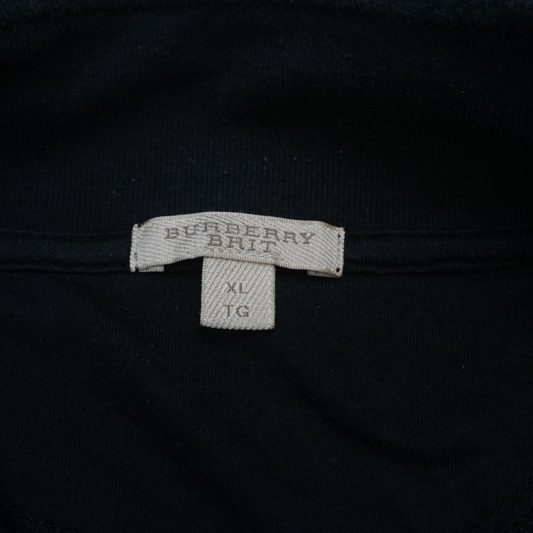 2000s Burberry Nova Check Zip Up Sweatshirt