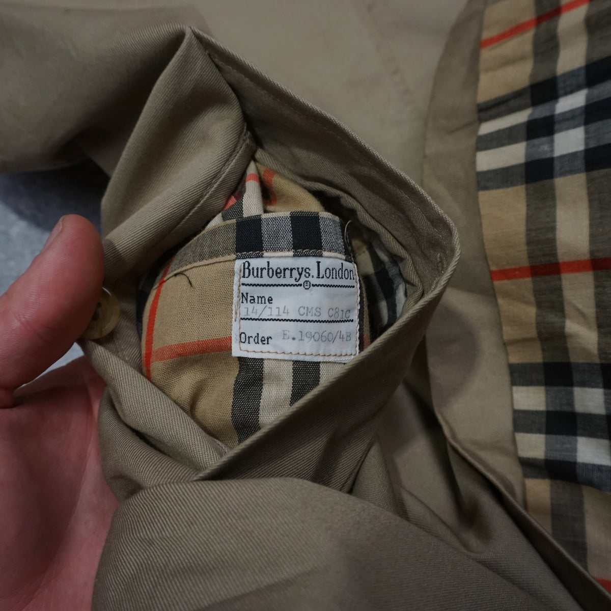 90s Burberry's Trench Coat
