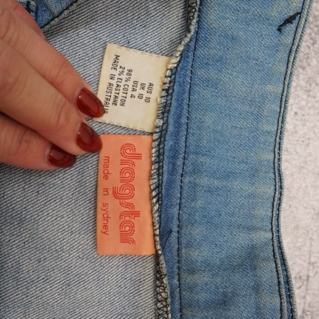 90s Dragstar Denim Mini Skirt