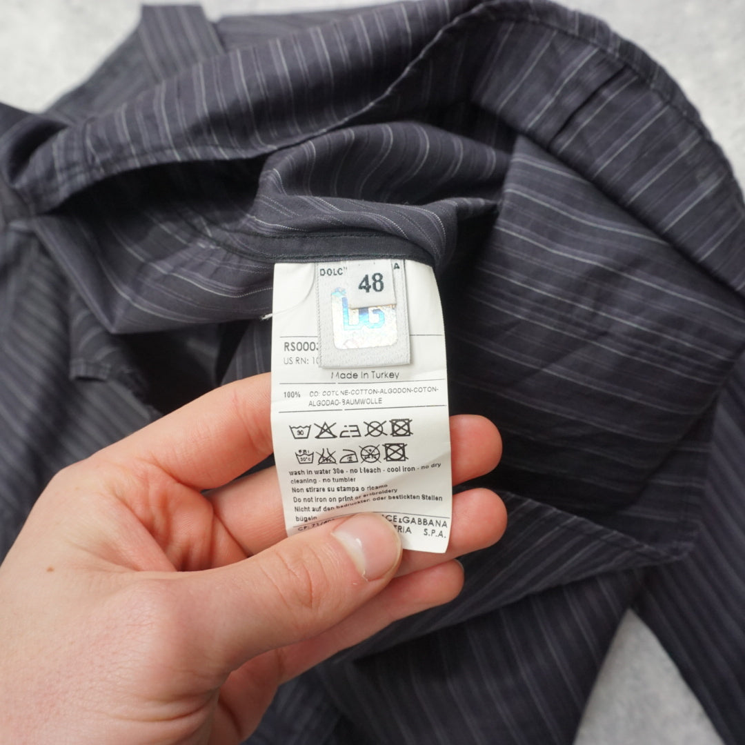 2000s Dolce & Gabbana Striped Button Up