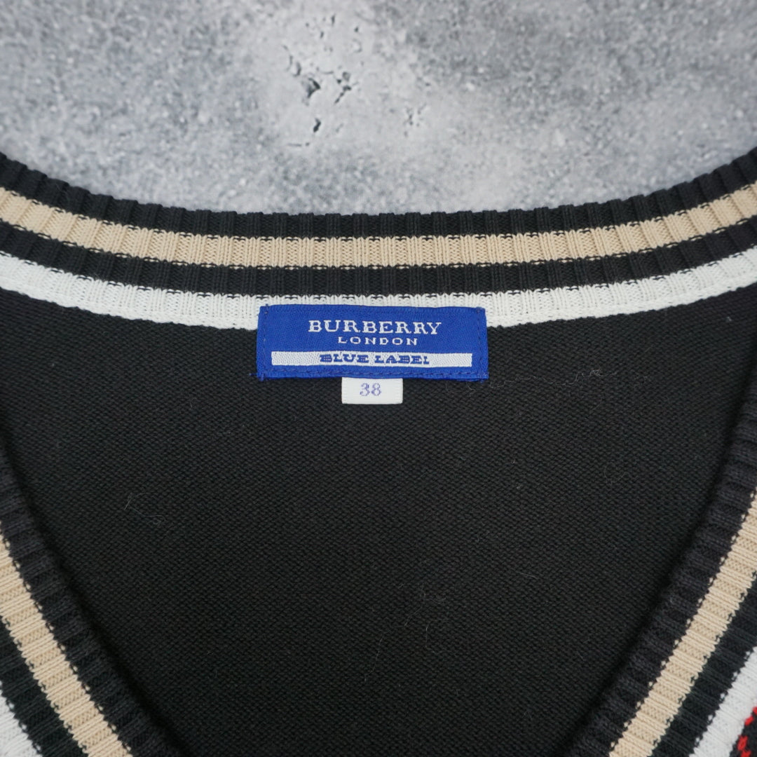 Burberry Argyle Patterned Knit