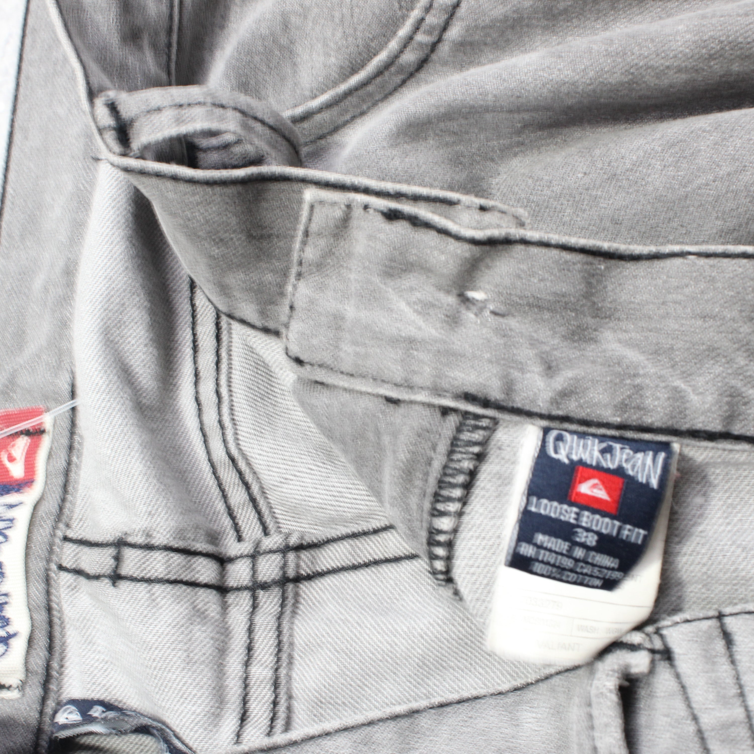 2000s Quiksilver Boot Cut Jeans Loose Fit