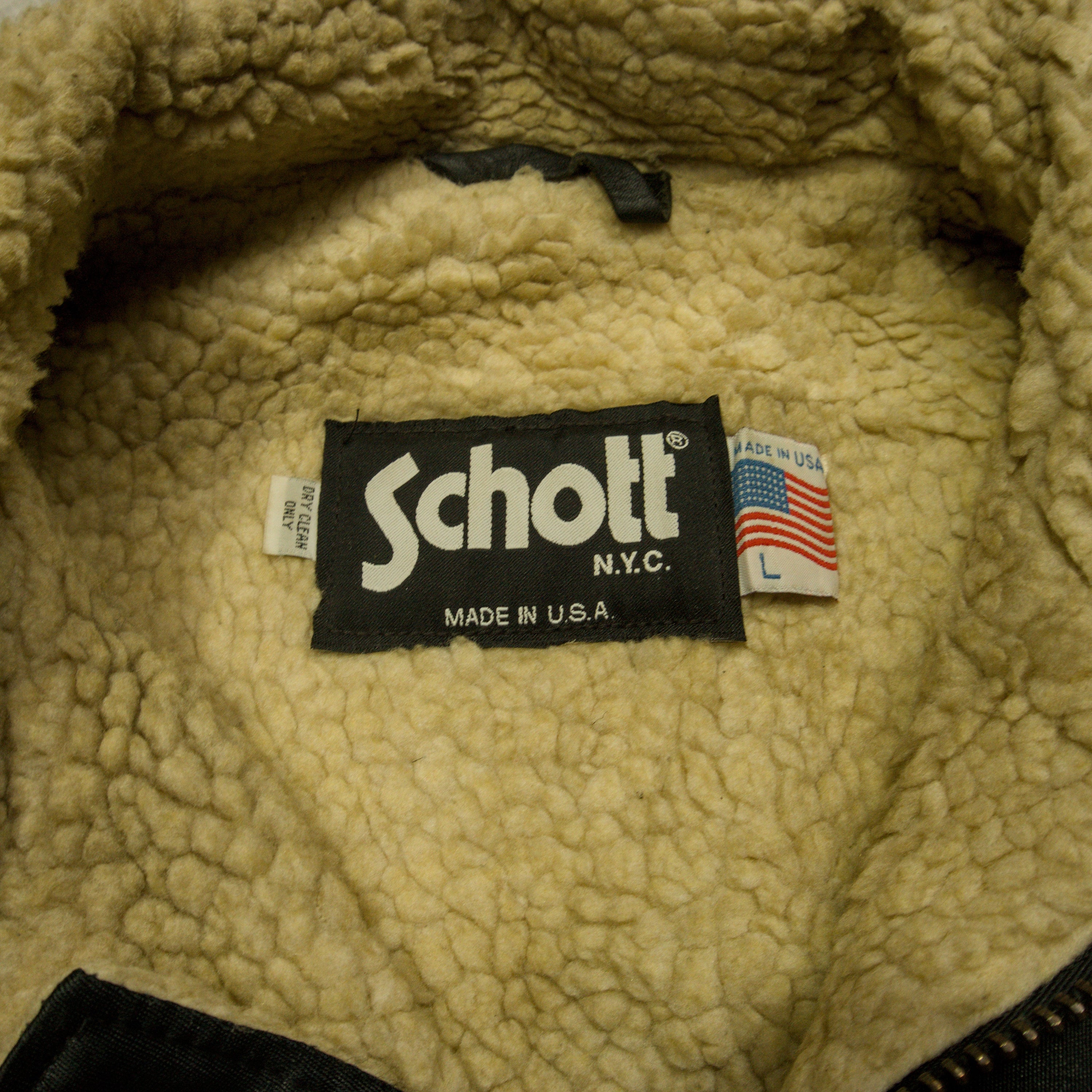 90s Schott Shearling Jacket