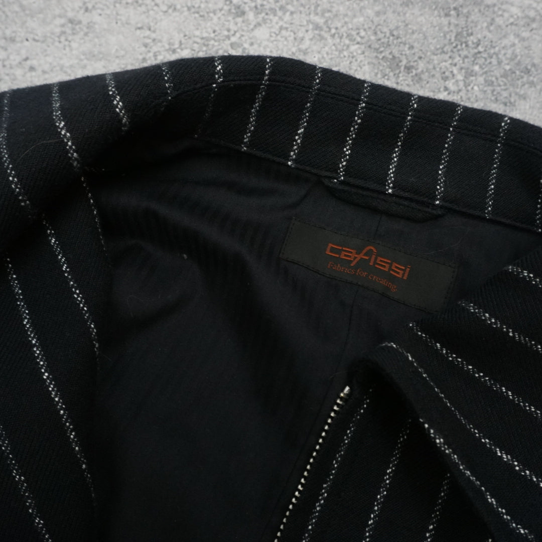 Journal Standard Cafissi Pinstripe Wool Jacket