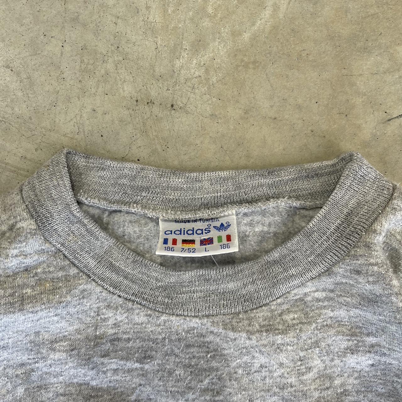 80s Adidas Oversized Crewneck Sweater
