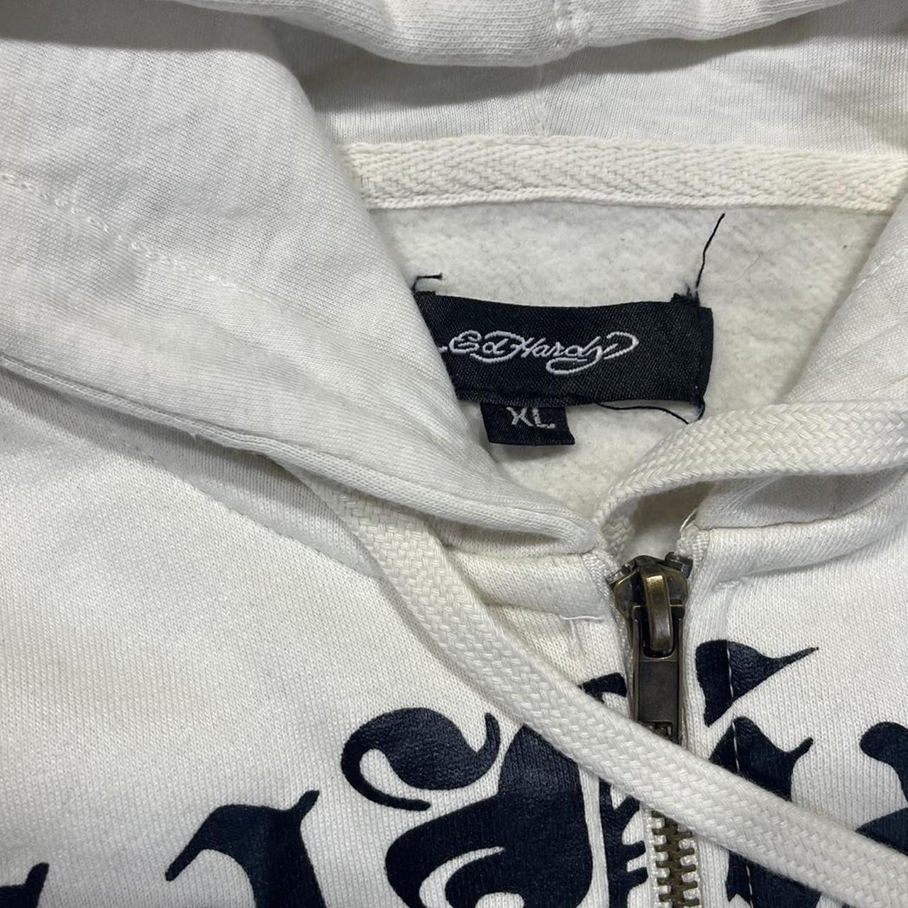 2000s Ed Hardy Graphic Hoodie Zip Up