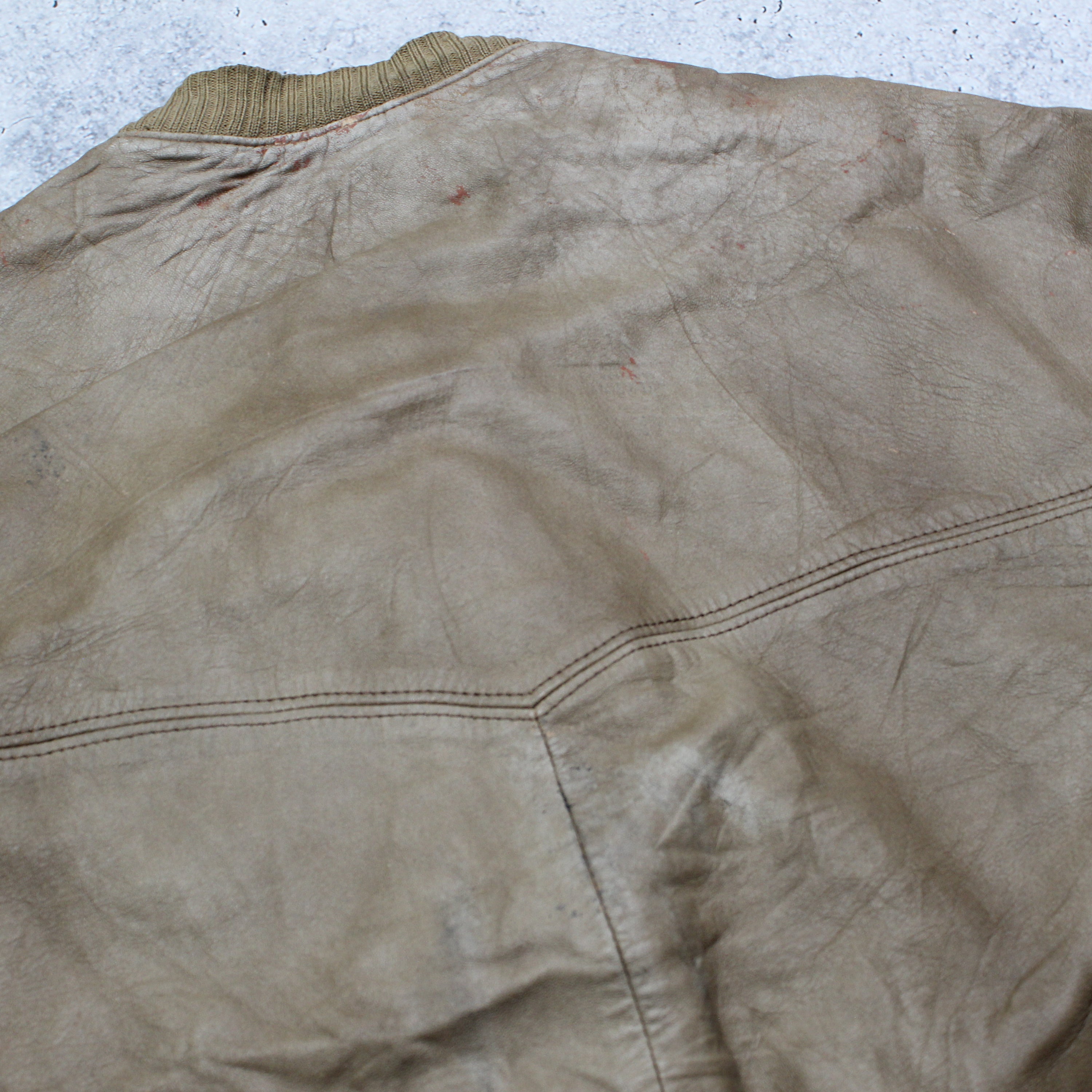 90s Aviator Leather Jacket