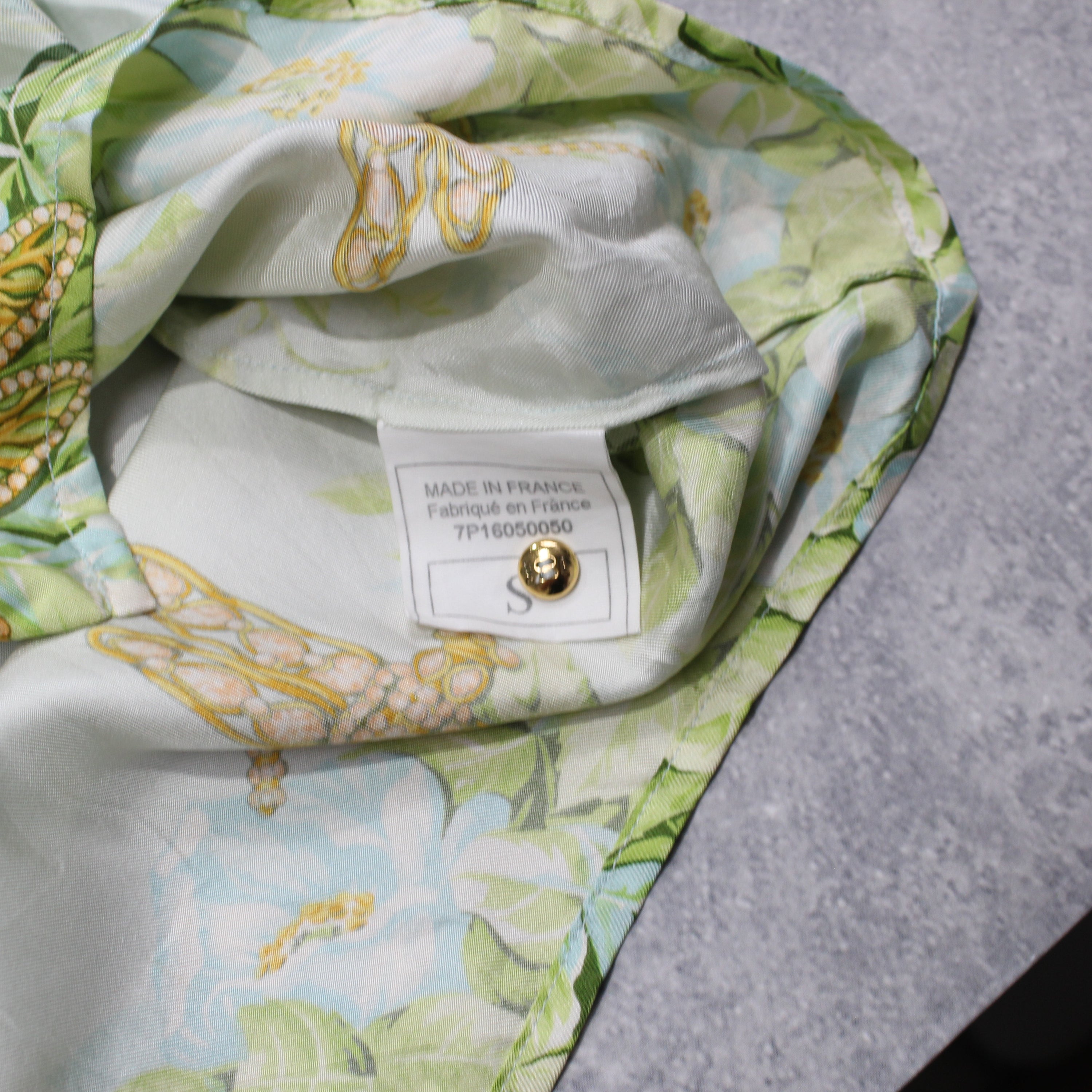 2000s Christian Dior Floral Print Button Up