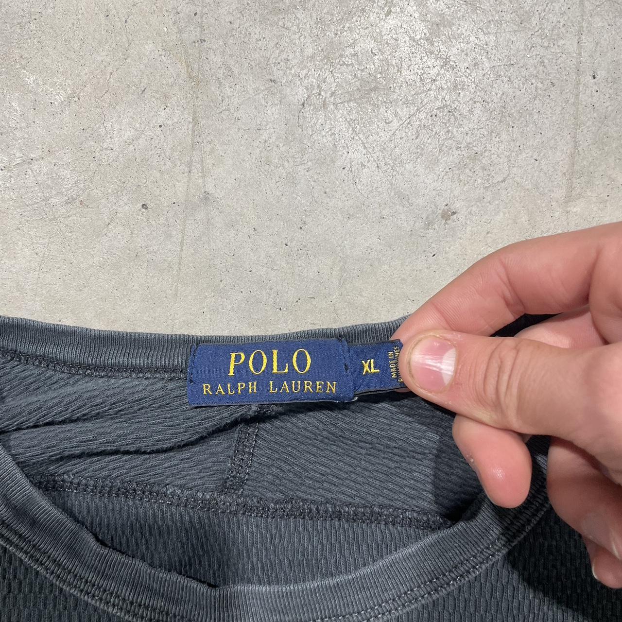 2000s Polo Ralph Lauren Waffle T-Shirt Jumper