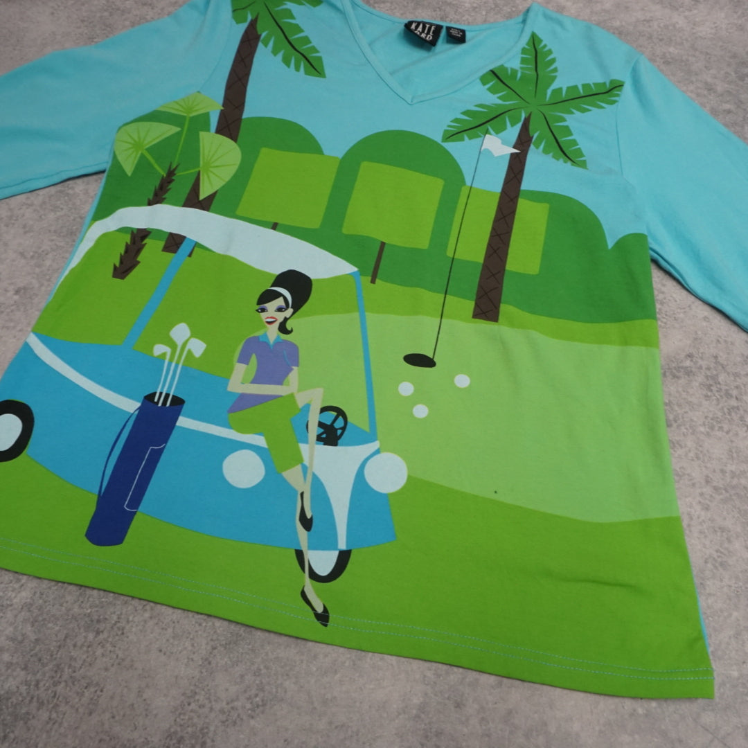 Kate Lord Golf Graphic Long Sleeve Top