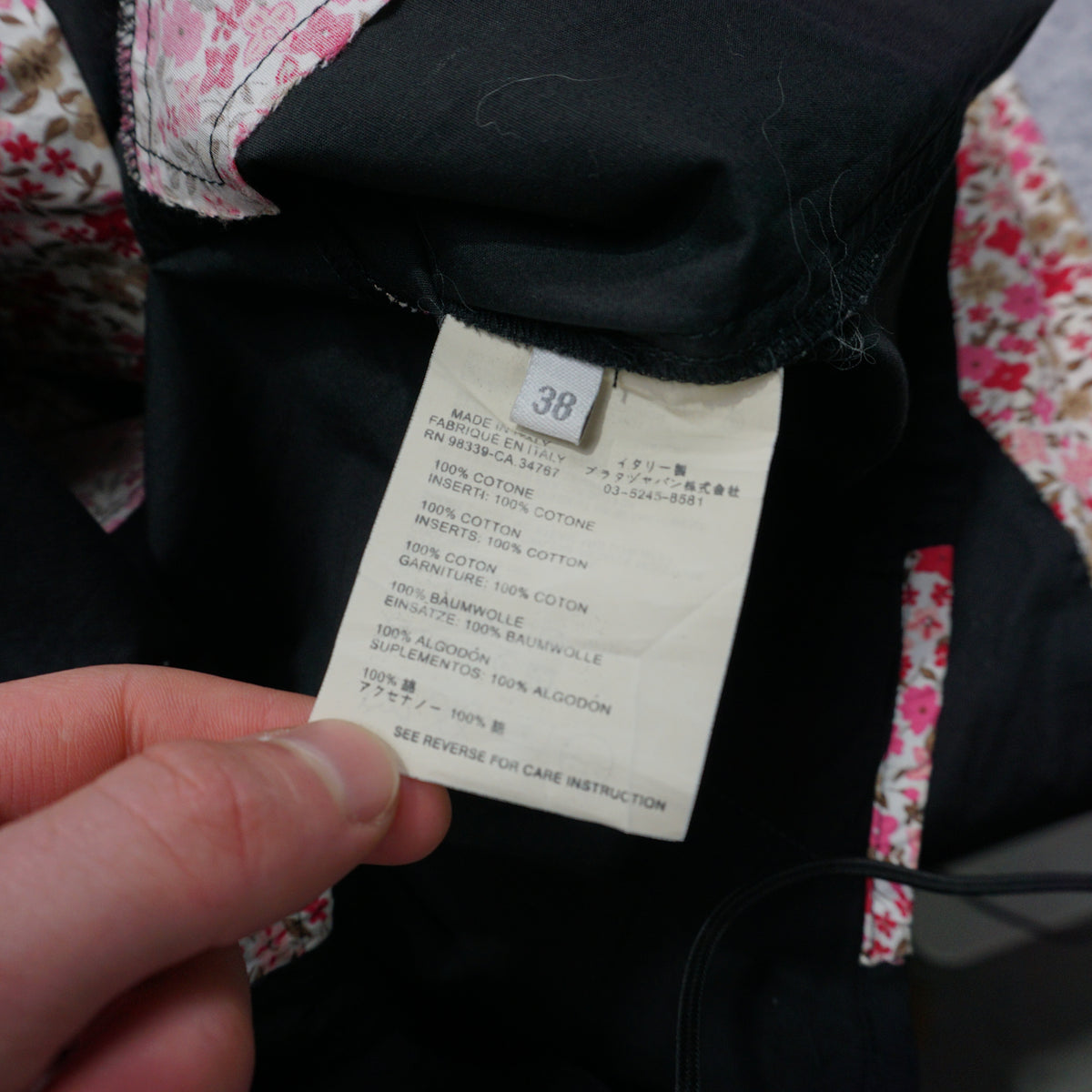 2000s Miu Miu Floral Patchwork Shirt
