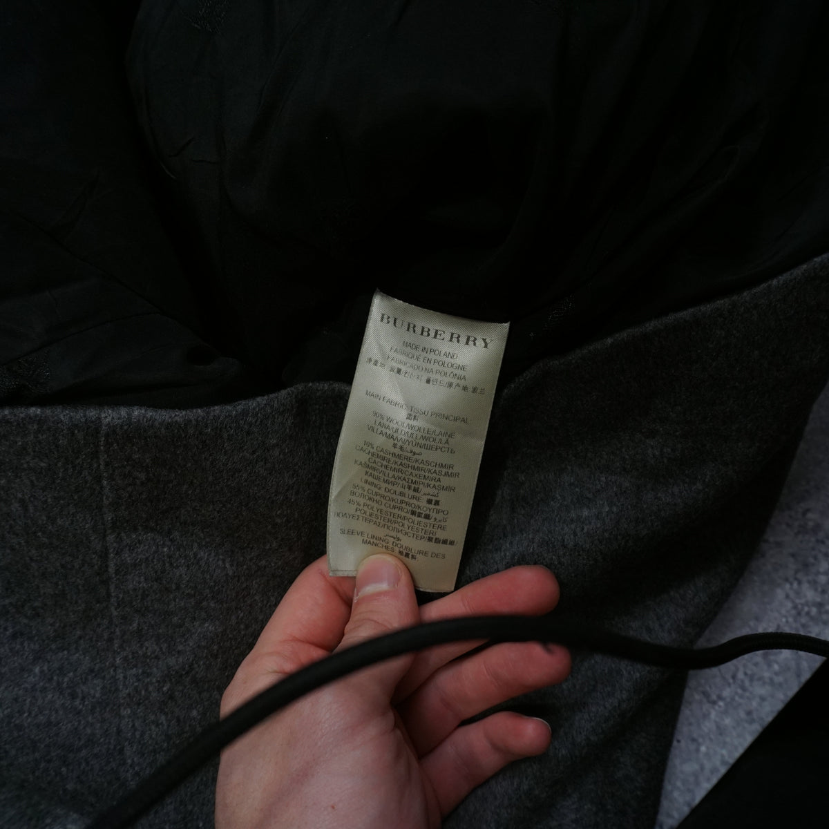 Burberry Wool Trench Coat