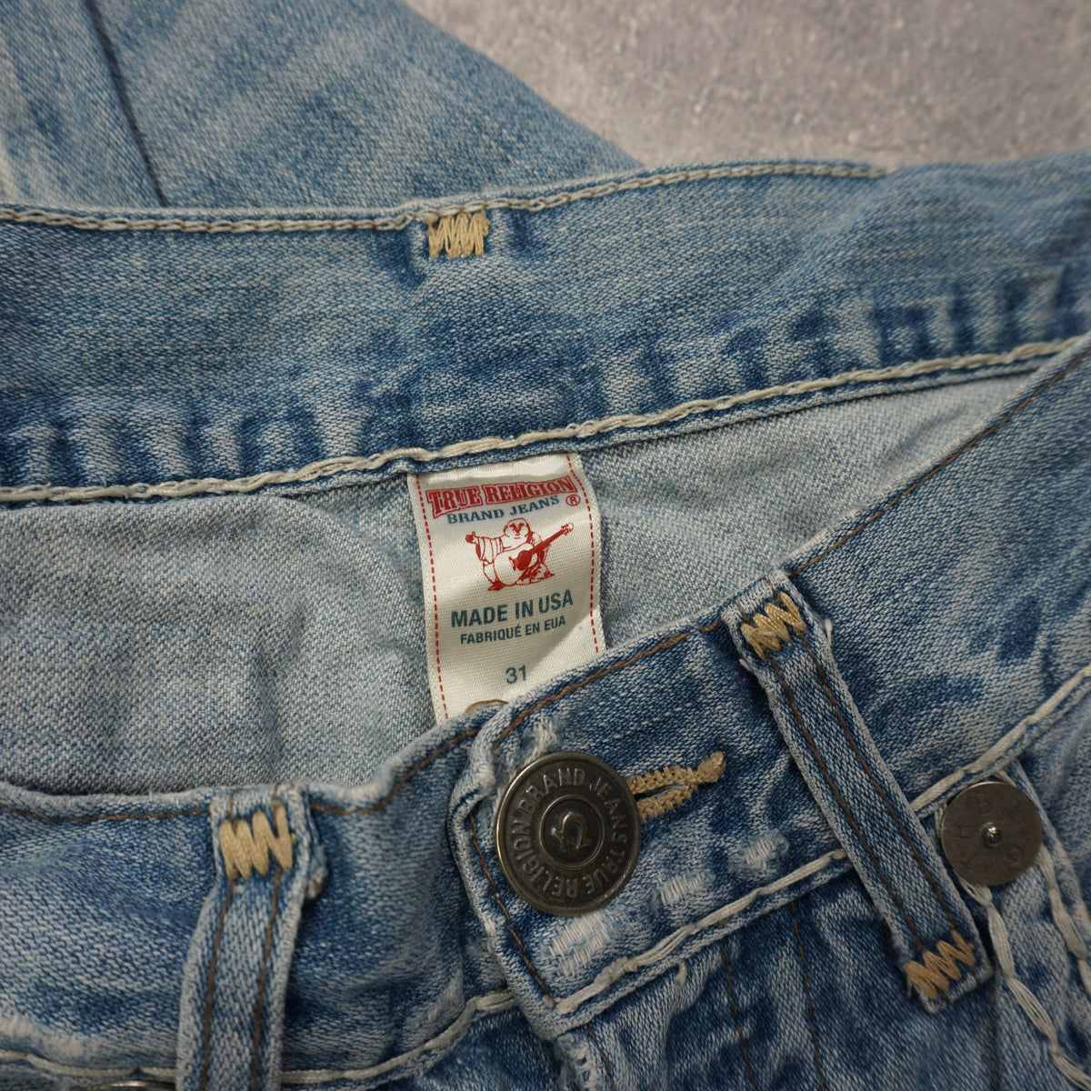True Religion Ripped Distressed Jeans