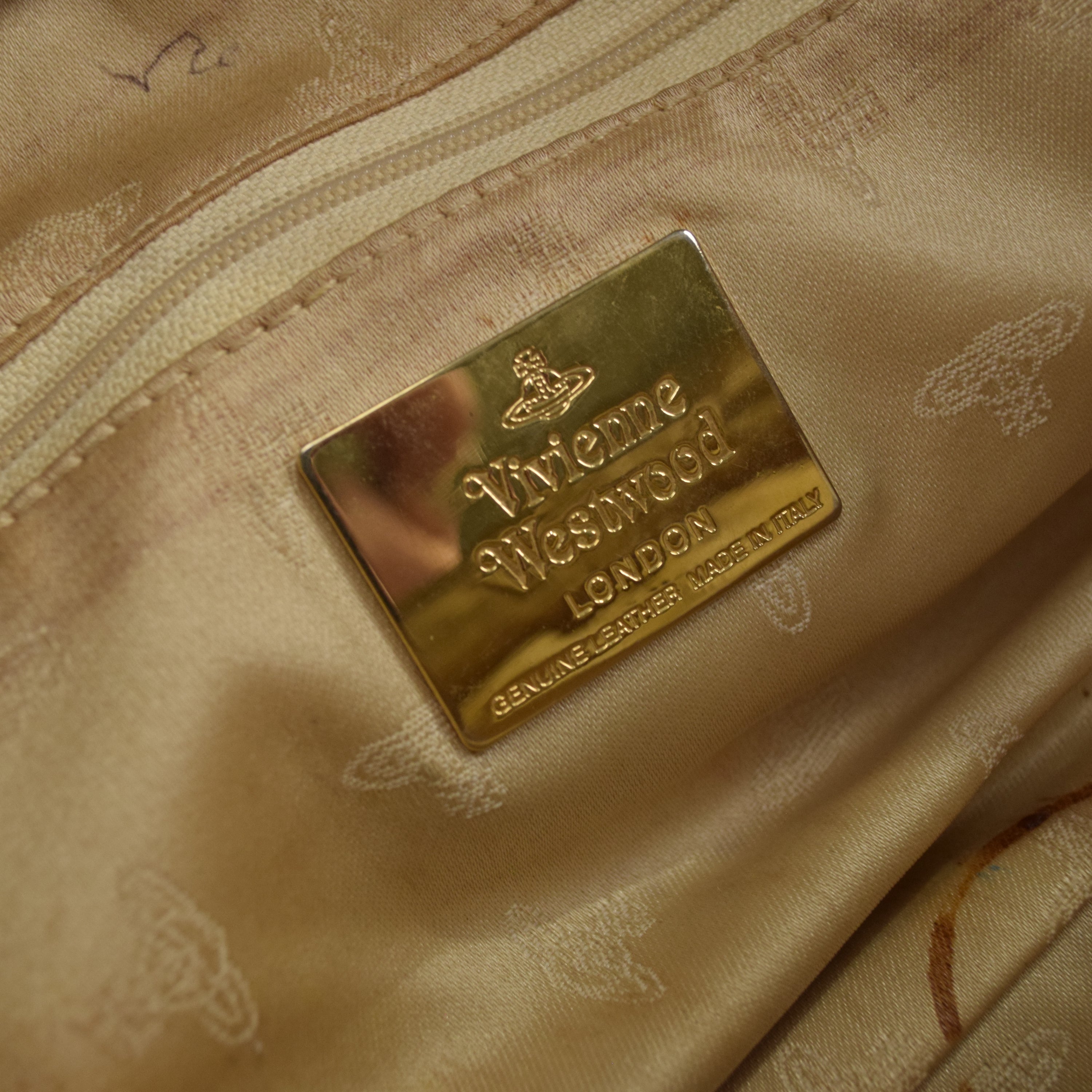 Vivienne Westwood Leather Patterned Handbag