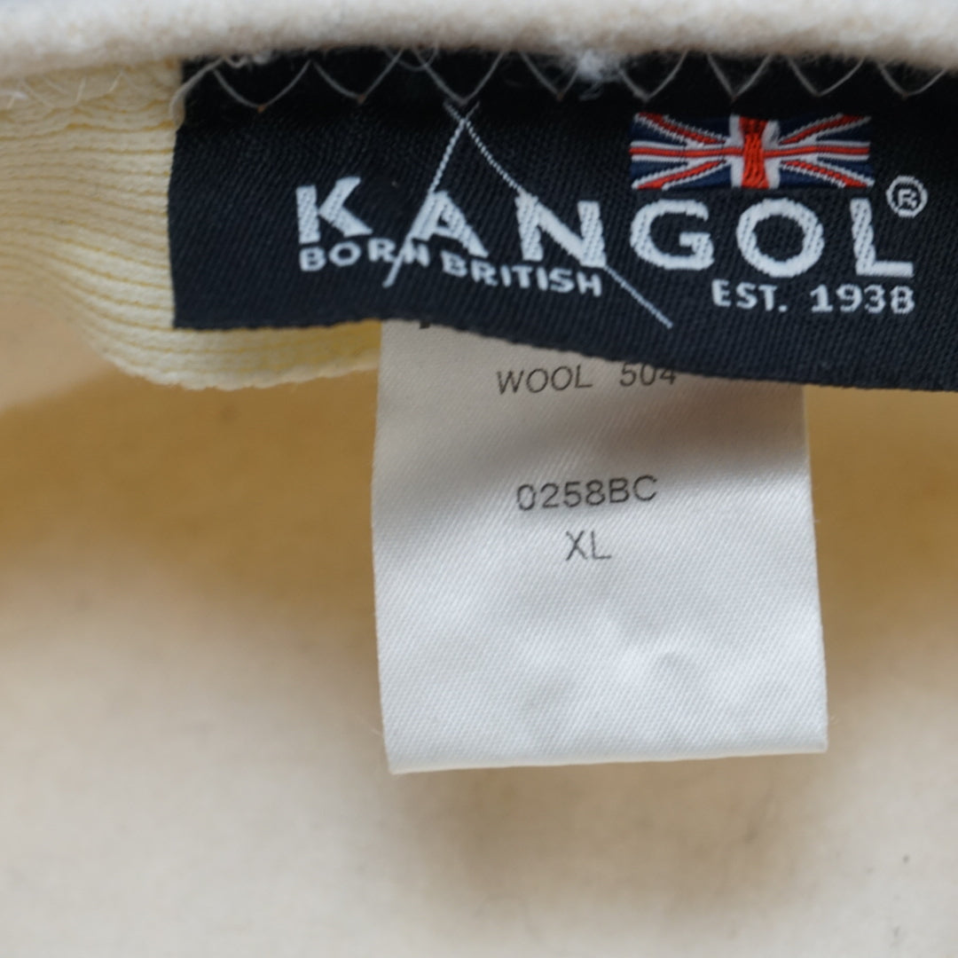 Kangol Cream Flat Cap Hat Flat Cap
