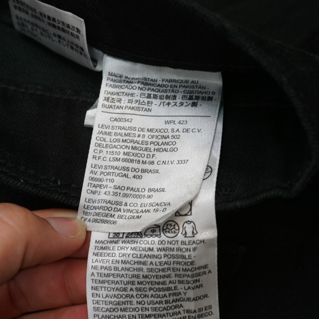 Levi's 569 Black Denim Jorts