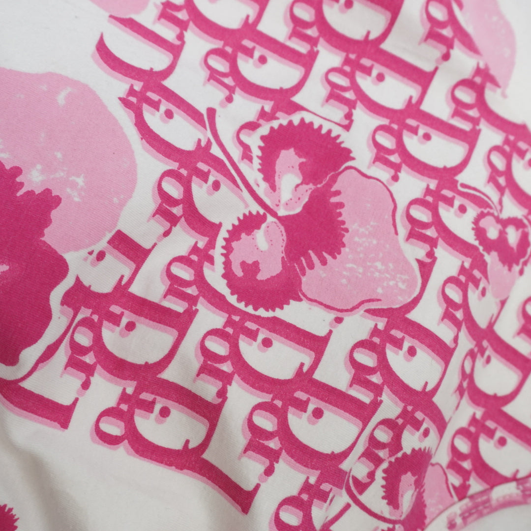 2000s Christian Dior Boutique Diorissimo Monogram Floral T-Shirt