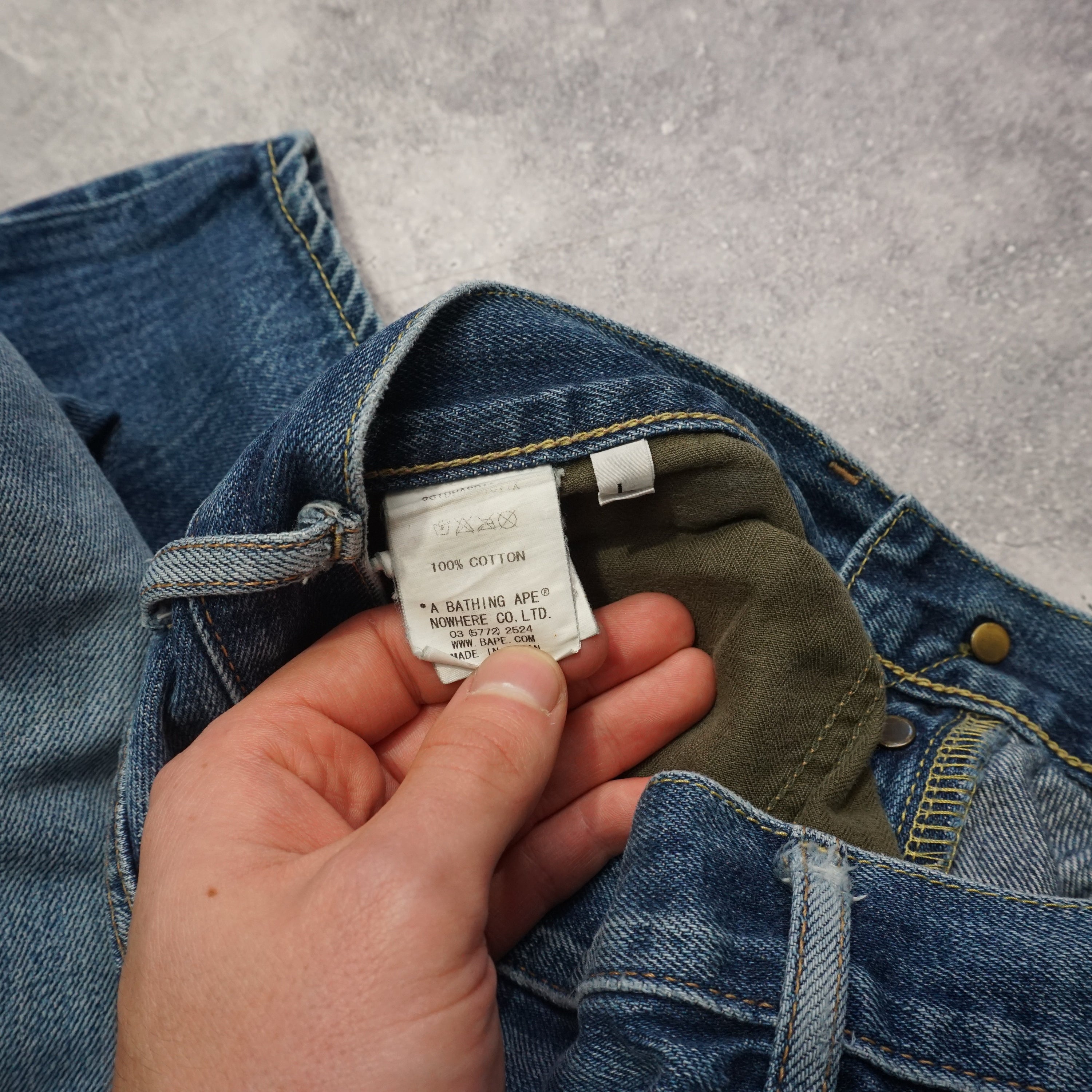 2000s A Bathing Ape Selvedge Denim Jeans