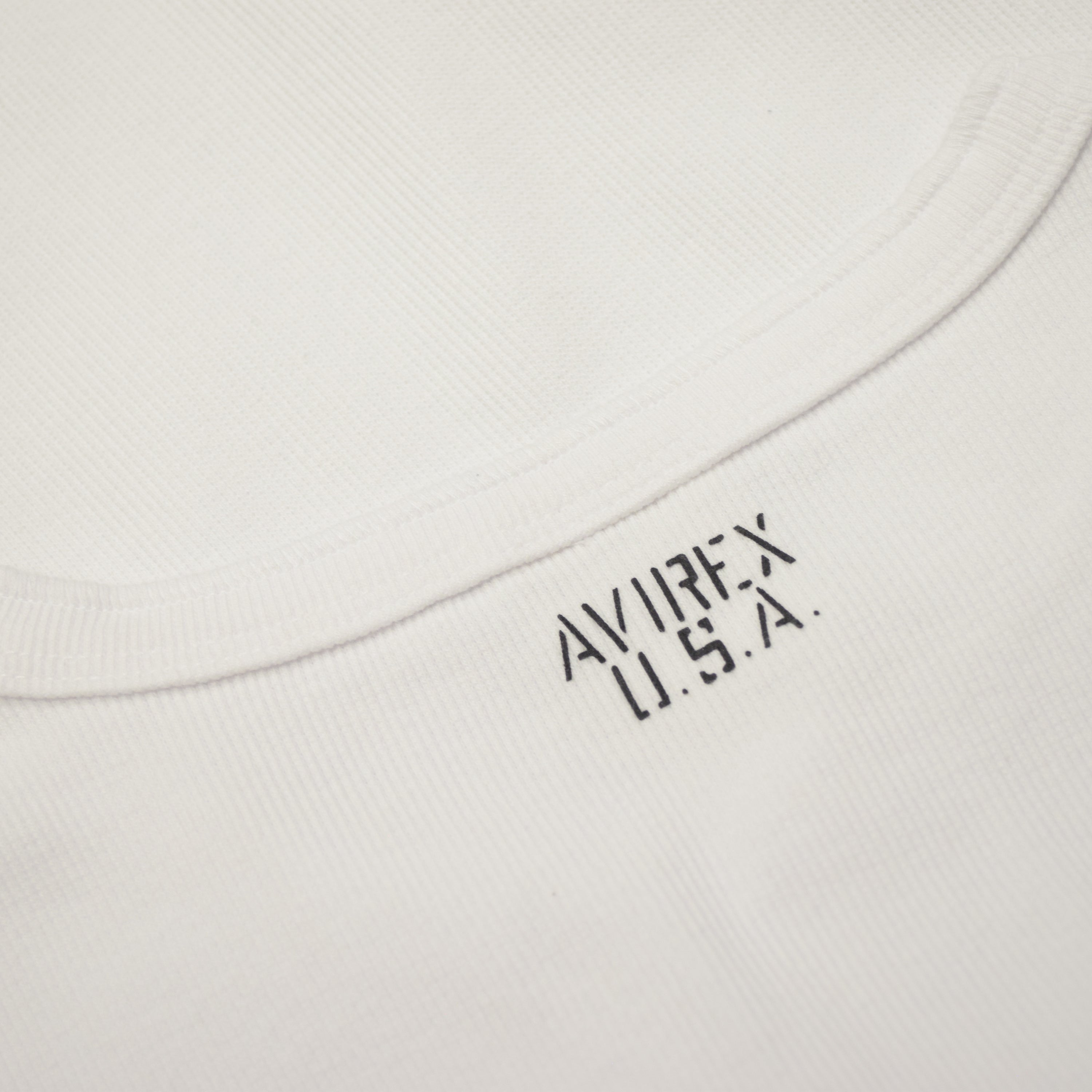 Avirex Ribbed Long Sleeve T-Shirt