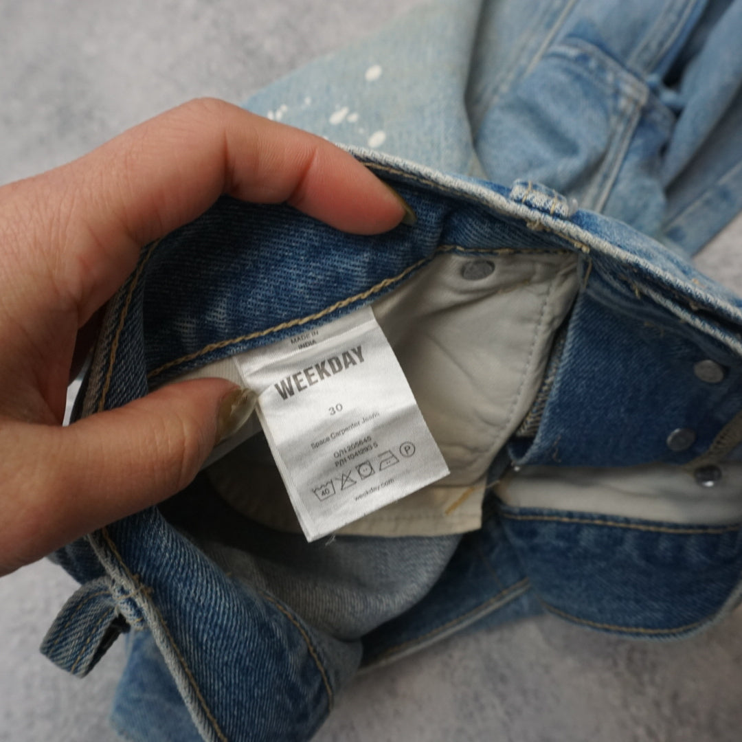 Weekday Paint Splattered Jeans