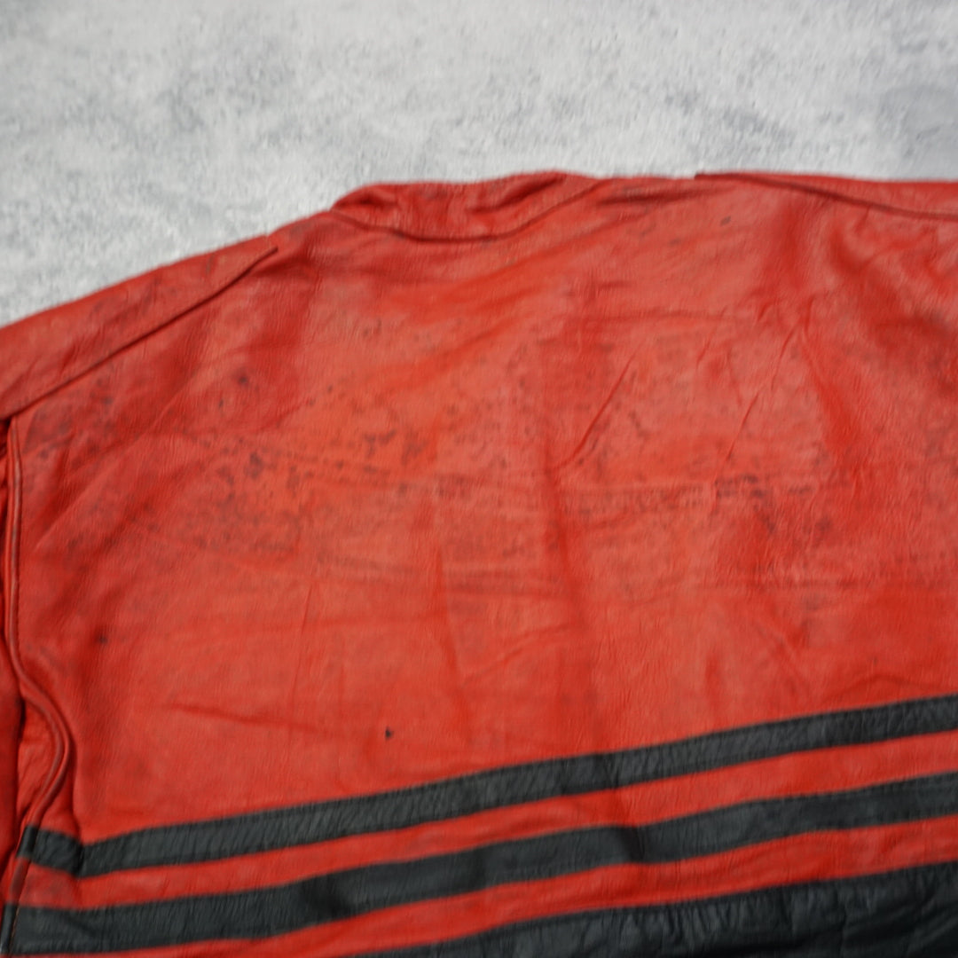90s Road Gear Biker Leather Jacket