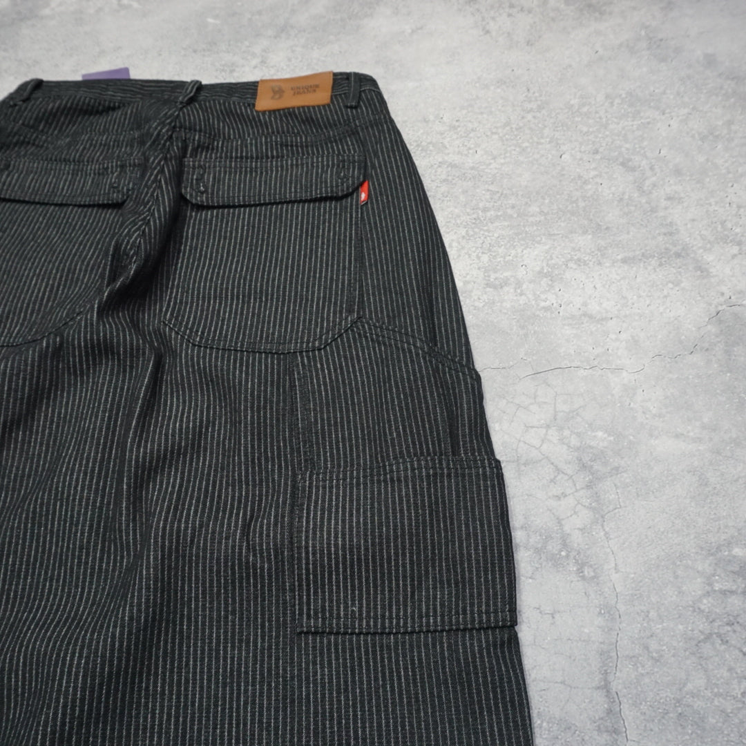 Unique Jeans pinstripe Carpenter Pants Cargo Pants