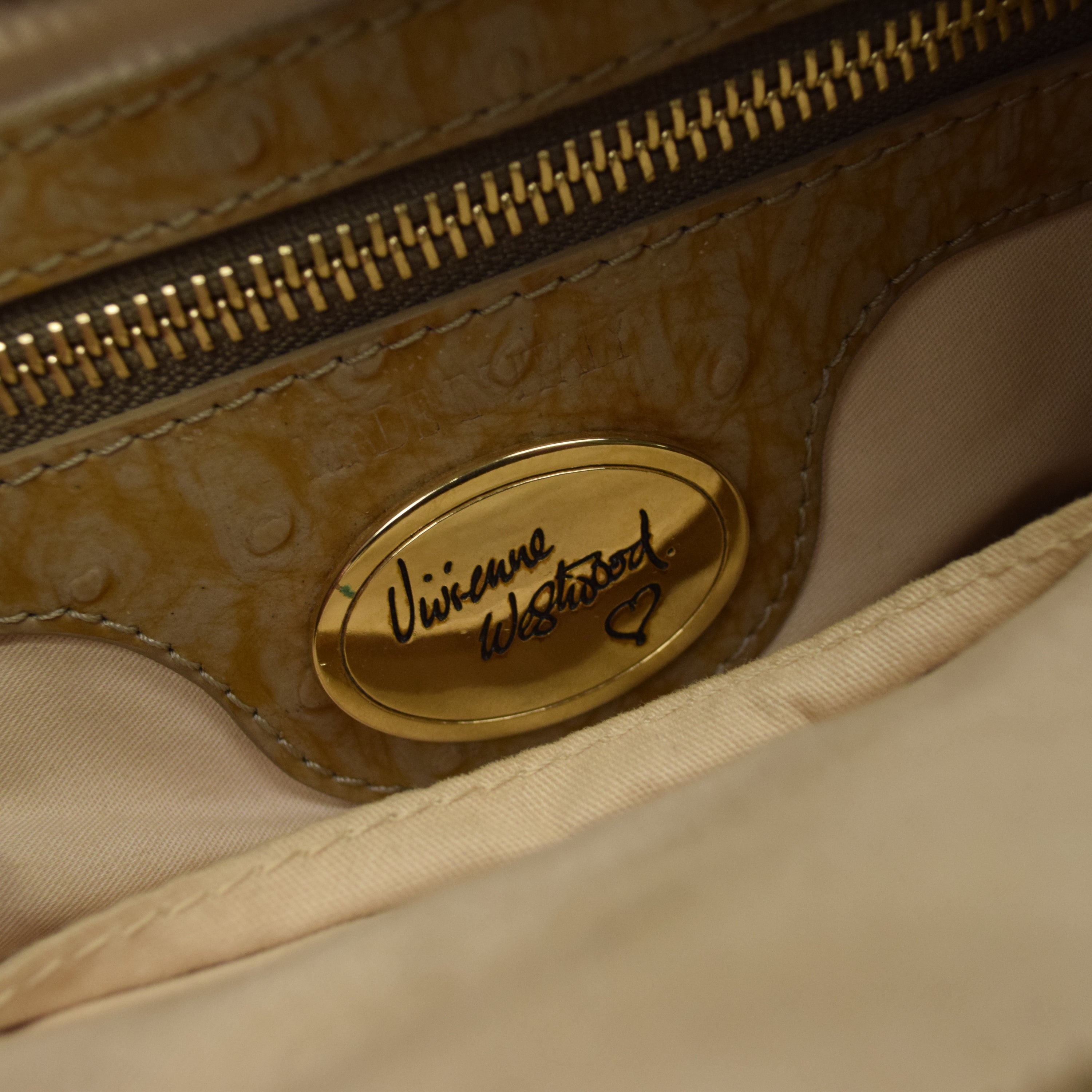 2000s Vivienne Westwood Orb Logo Handbag