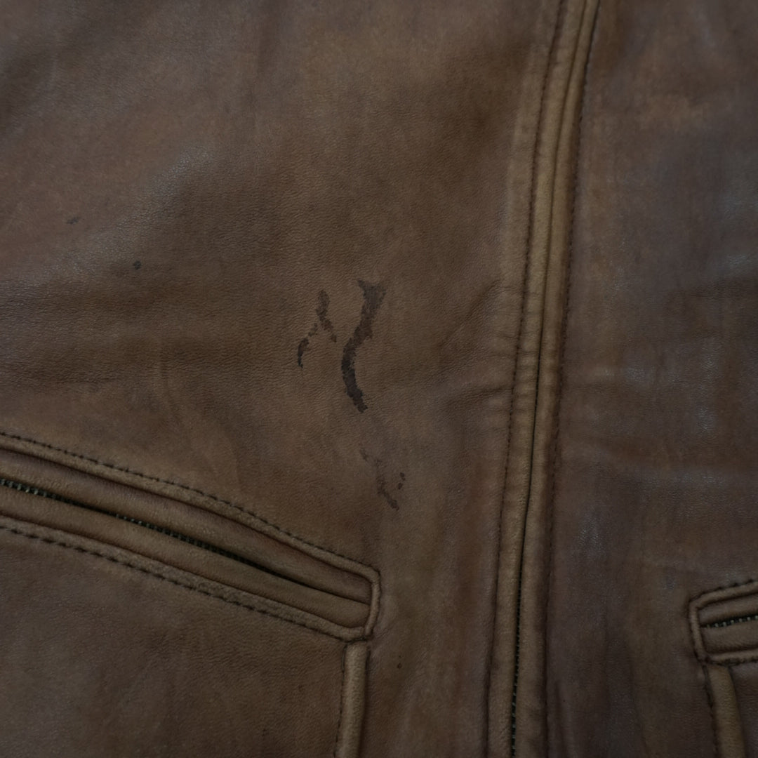 90s Banana Republic Safari Travel Suede Leather Jacket Bomber