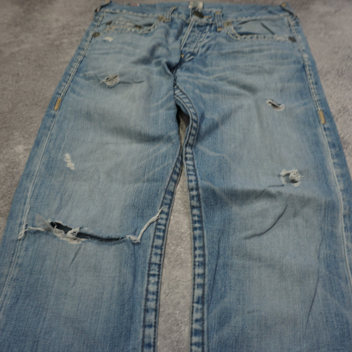 True Religion Ripped Distressed Jeans