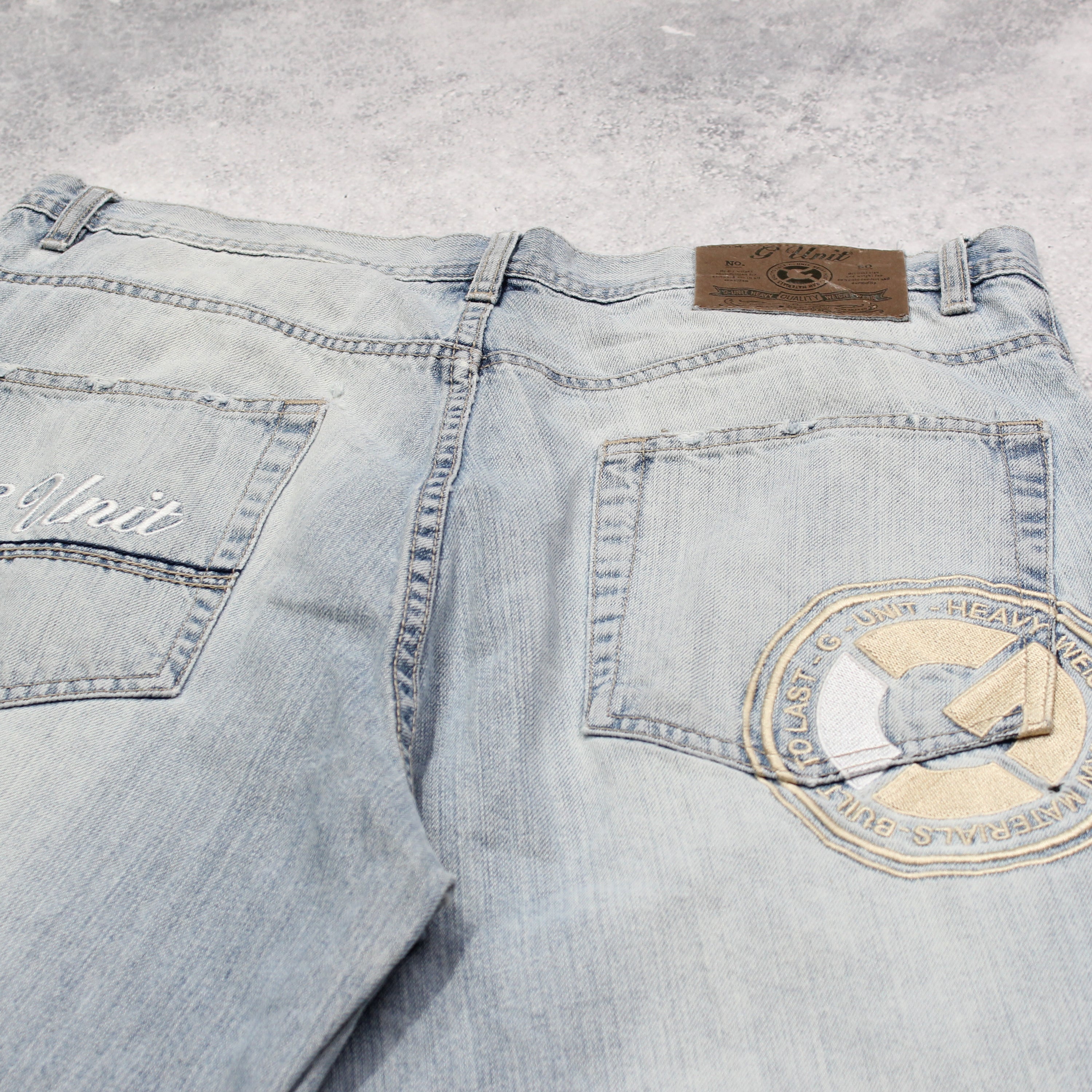 2000s G Unit Light Blue Jeans