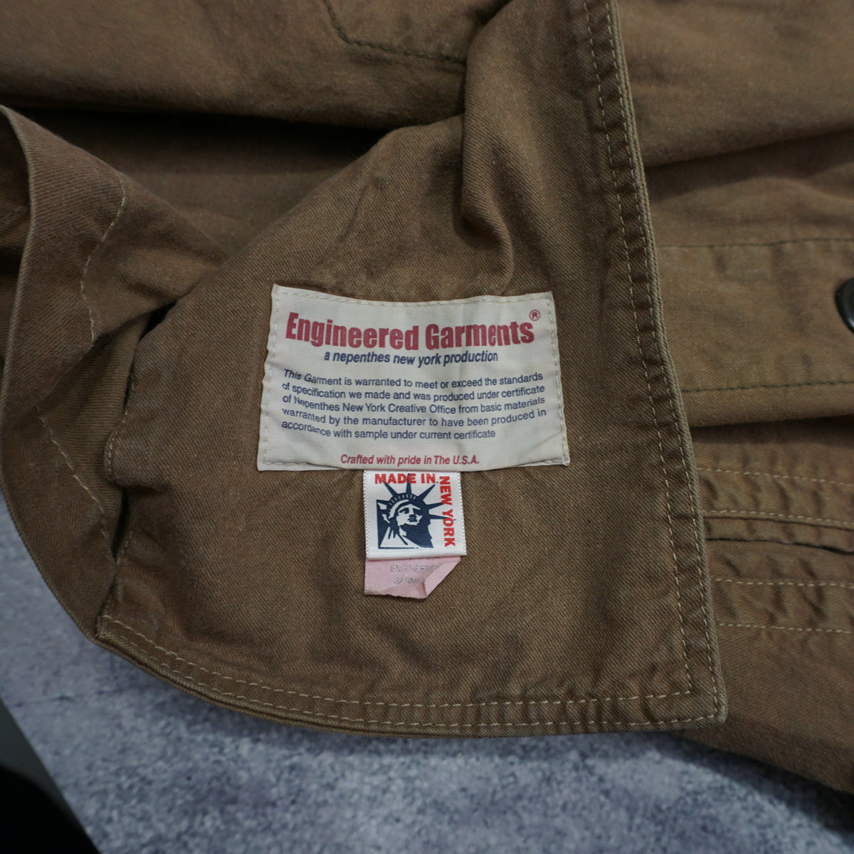 Engineered Garments Army Peacoat Jacket